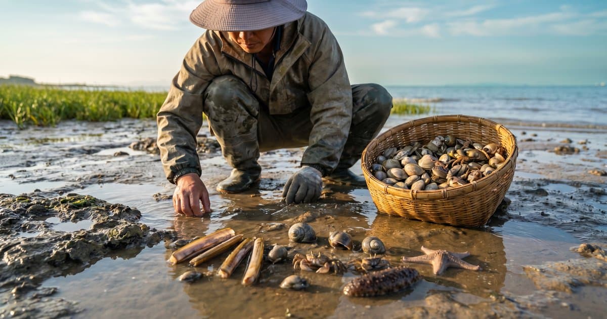春末夏初赶海黄金周：五月赶海物种和潮汐时间全攻略