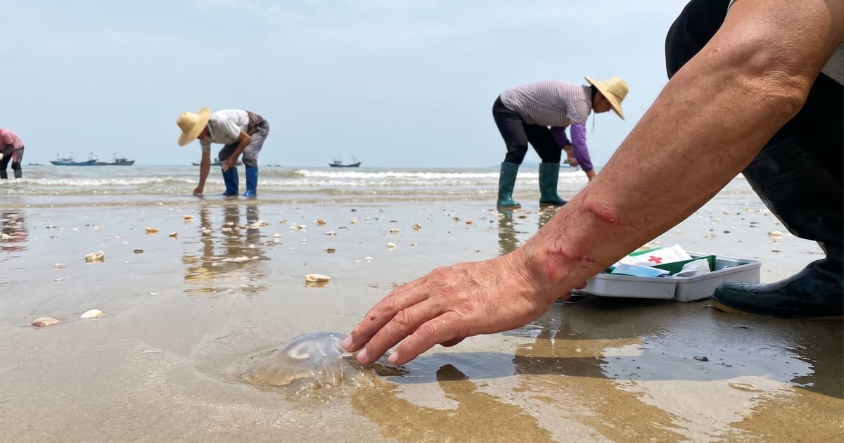 赶海被海蜇蜇了怎么办？海边常见蜇伤急救指南