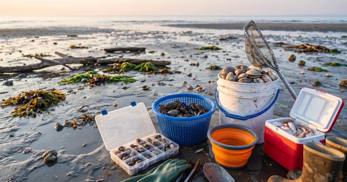 赶海带什么桶？赶海容器选择和海鲜分类存放技巧