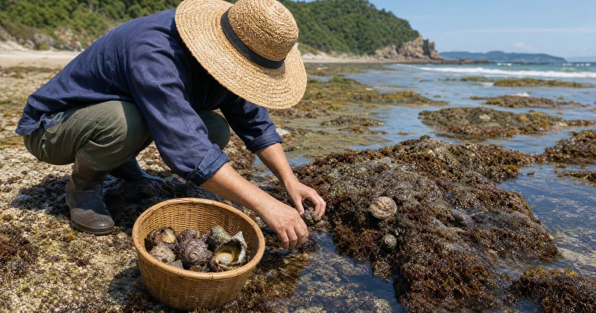 赶海捡海螺攻略：常见食用海螺辨认和采集方法
