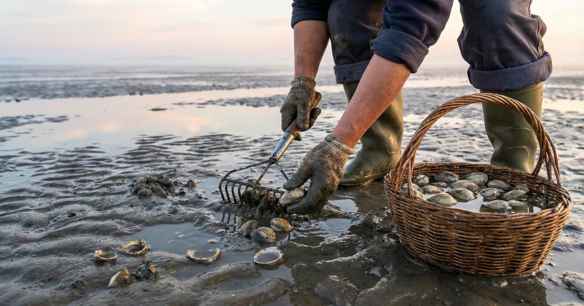 蛤蜊怎么挖又快又多？赶海老手的挖蛤蜊秘诀