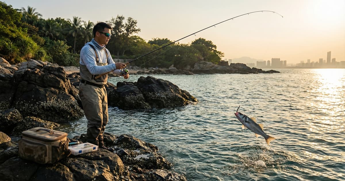 海鲈路亚攻略：夏季海边鲈鱼爆口的秘密