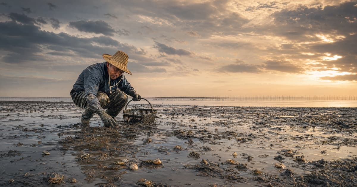 南通启东赶海攻略：长江入海口的滩涂赶海指南