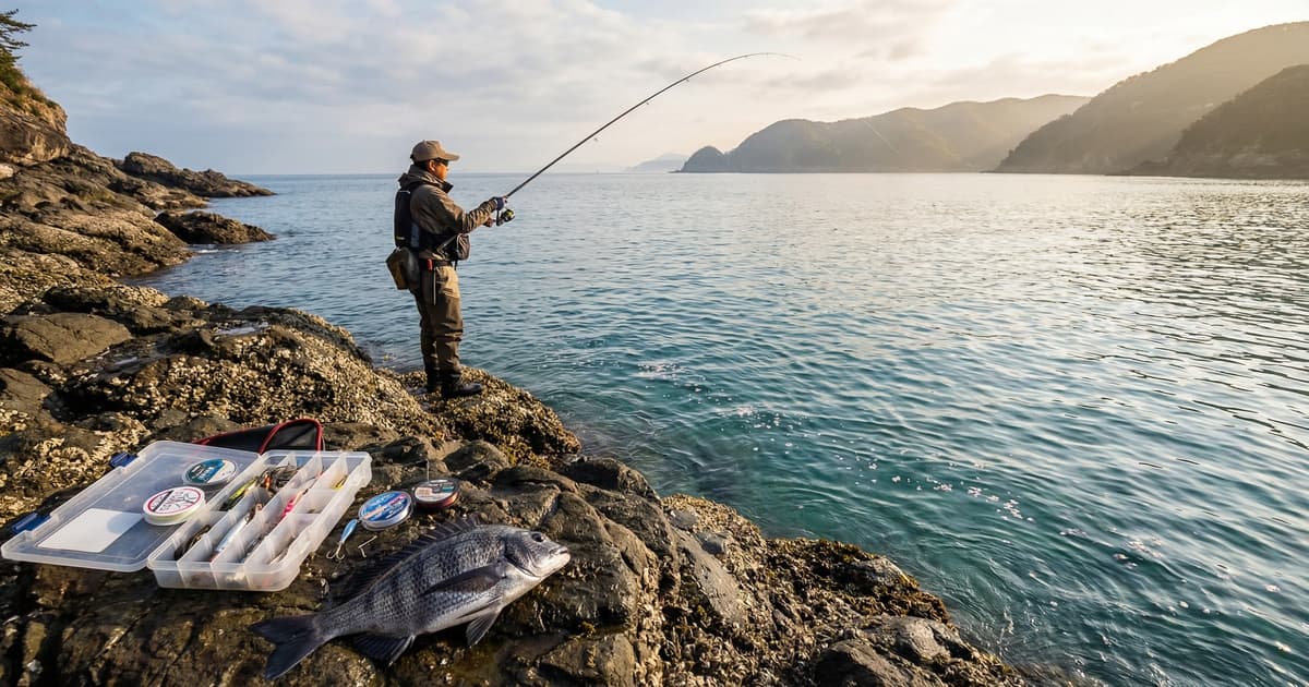 岸钓黑鲷全攻略:春季近岸黑鲷钓法与饵料选择