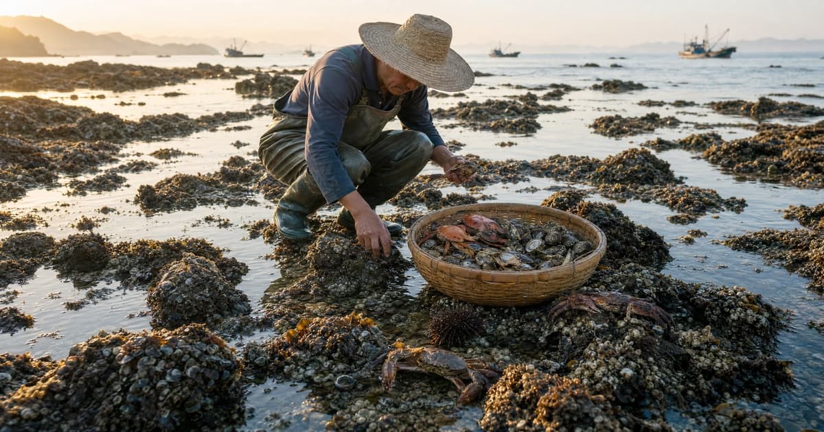 处暑赶海攻略:秋初潮汐窗口与肥美物种盘点