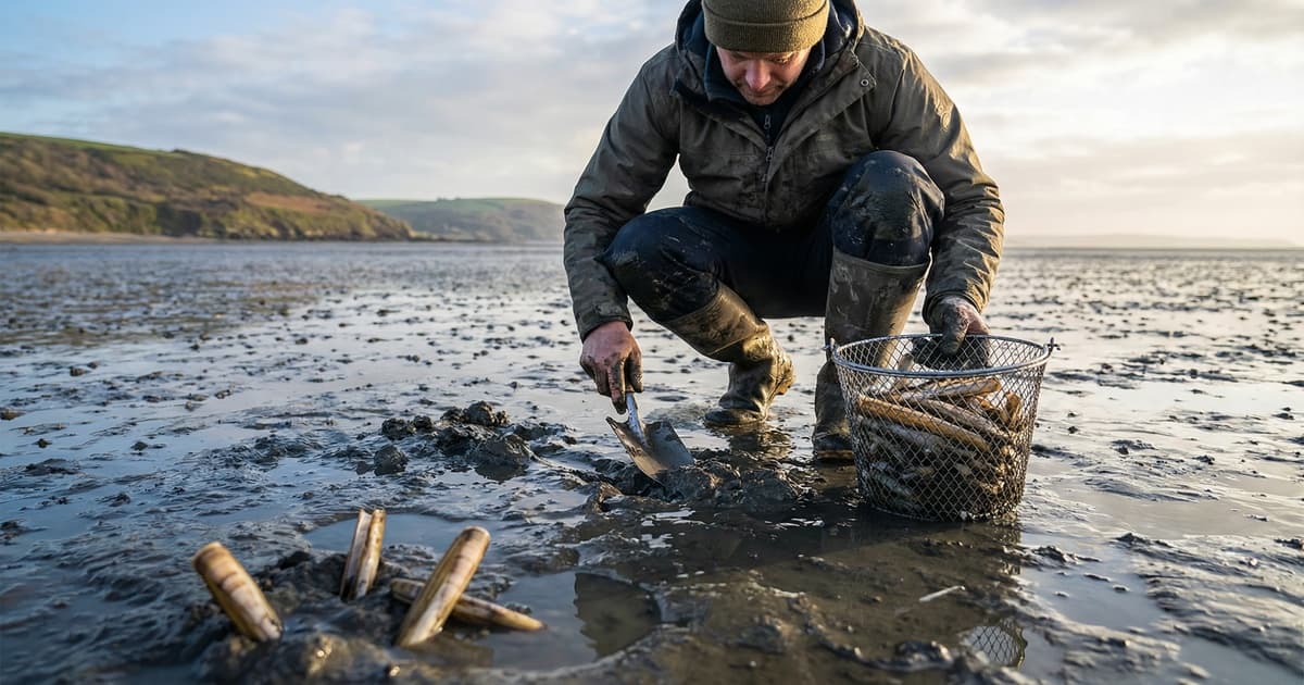 春季挖蛏子最佳时机:潮汐、水温和地形缺一不可