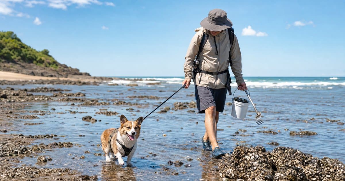 带狗赶海注意事项:宠物赶海的安全和清洁指南