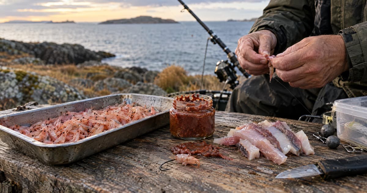 海钓冻饵自制指南:南极虾、虾膏、鱼肉饵的处理与挂法