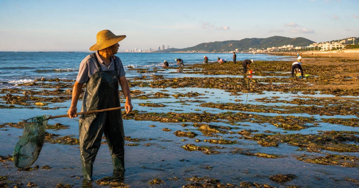 青岛潮汐表全解读:各海水浴场与赶海点的潮时差异